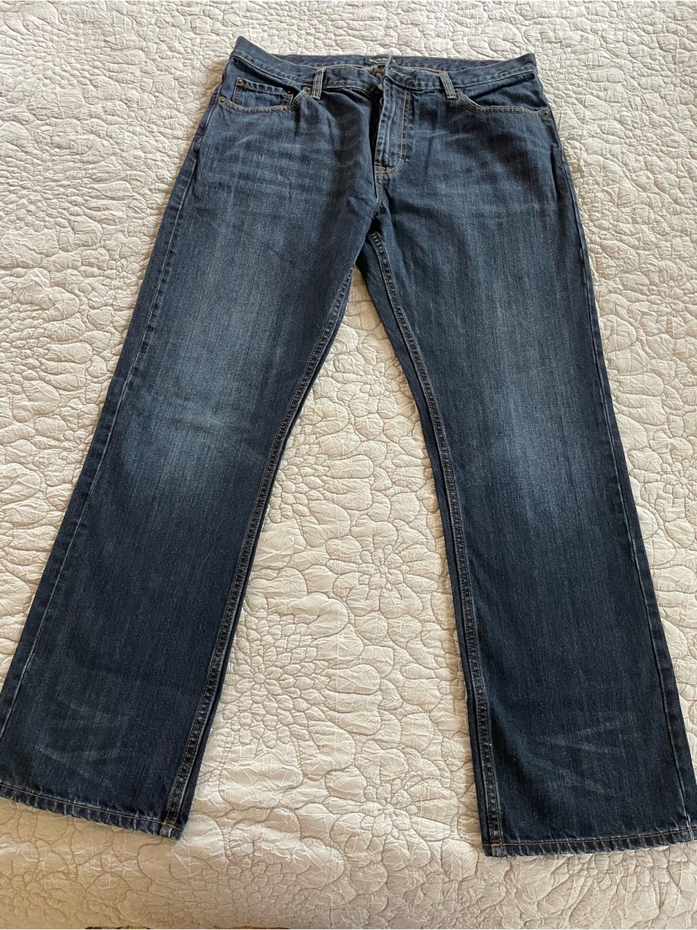 Banana Republic Jeans Classic Vintage Straight 36x32 Indigo Blue Denim Mens